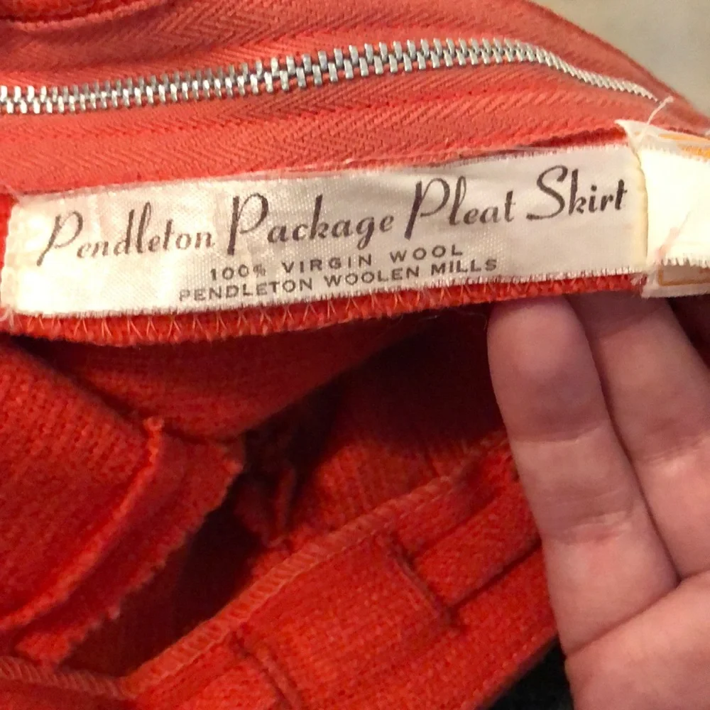 Rare Vintage Pendleton Wool Skirt 10